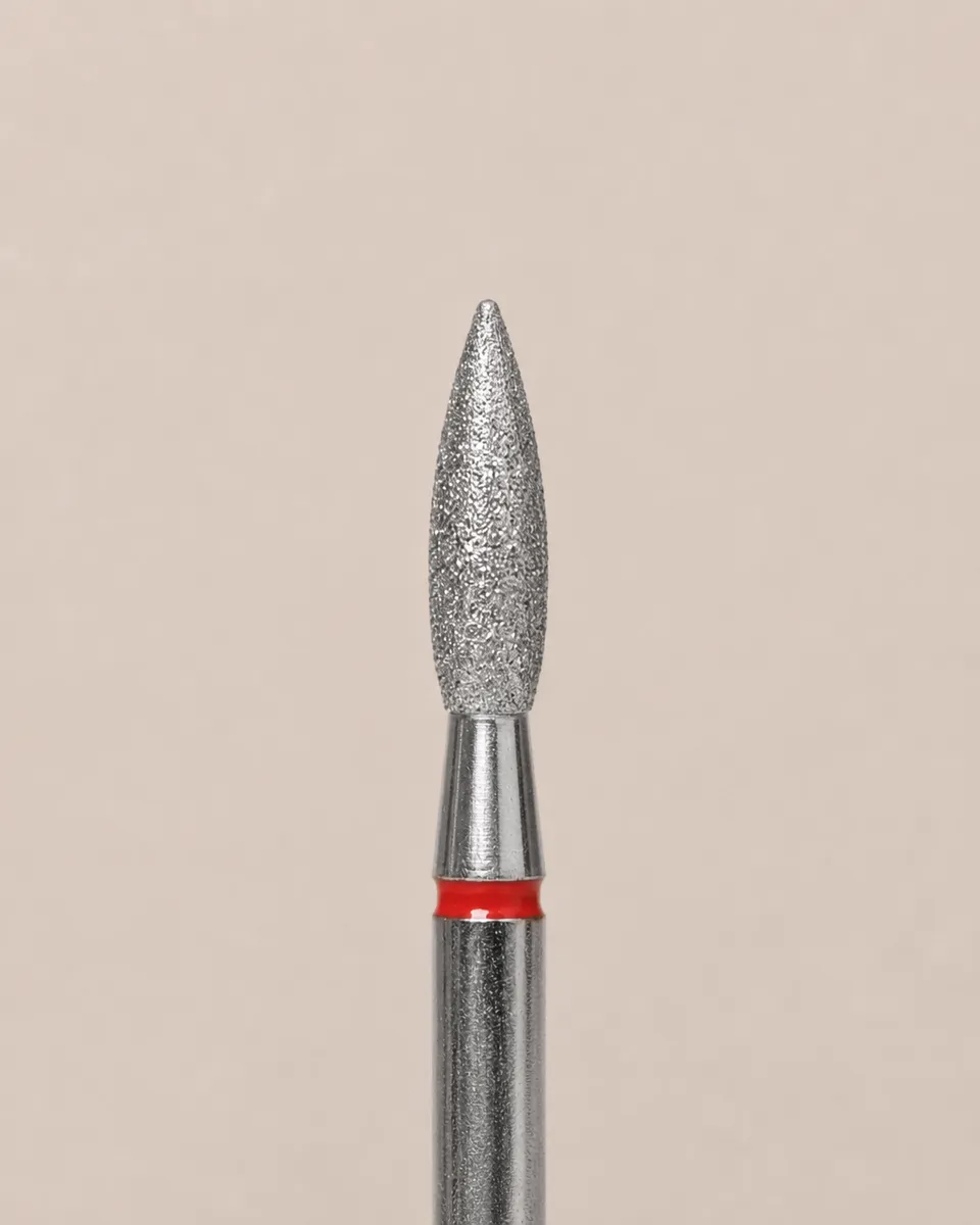 Диамантен накрайник червен пламък Ø 2,3 mm